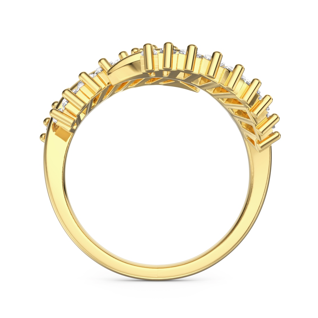 ZAINA™ Golden Leaves Ring