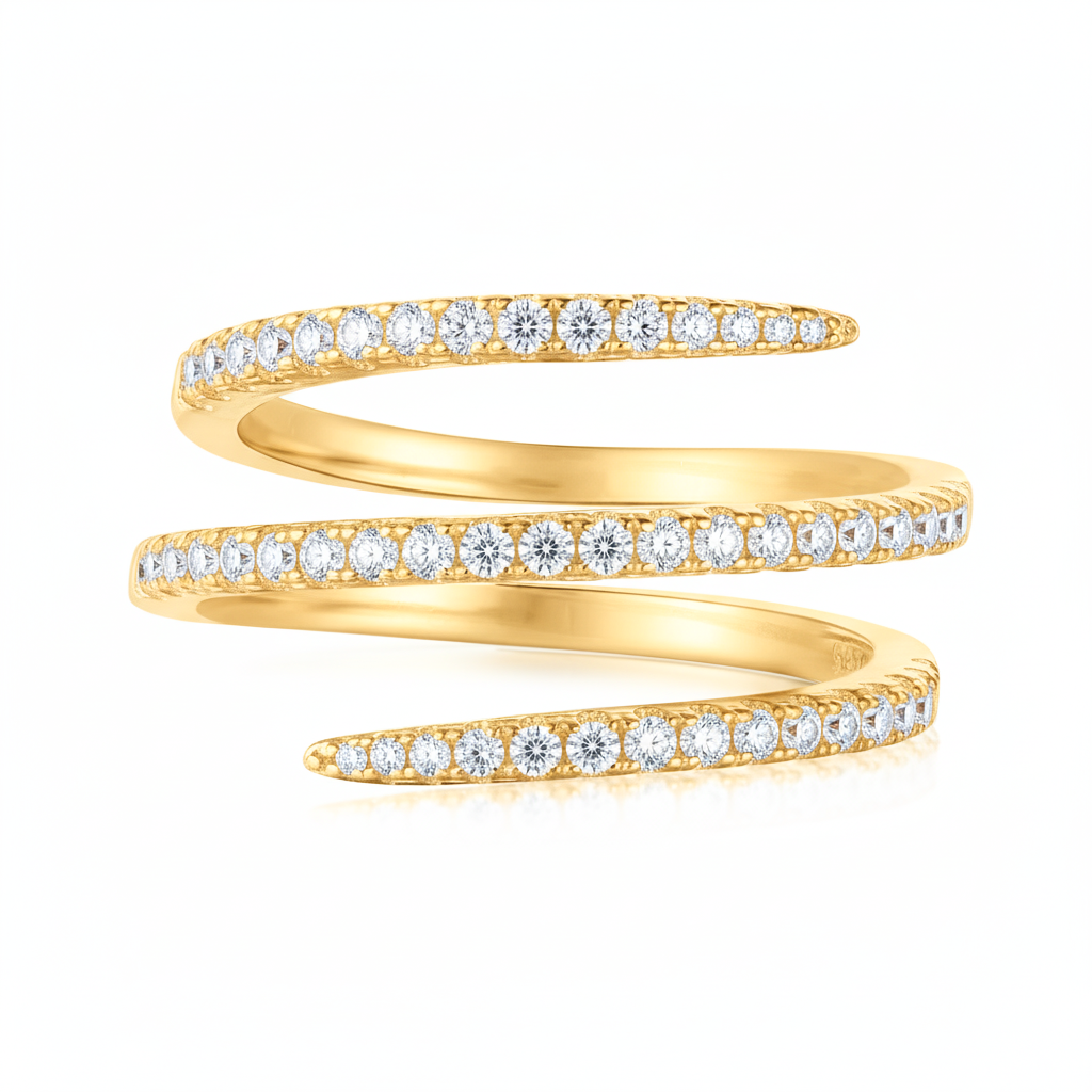 ZAINA™ Helix Ring