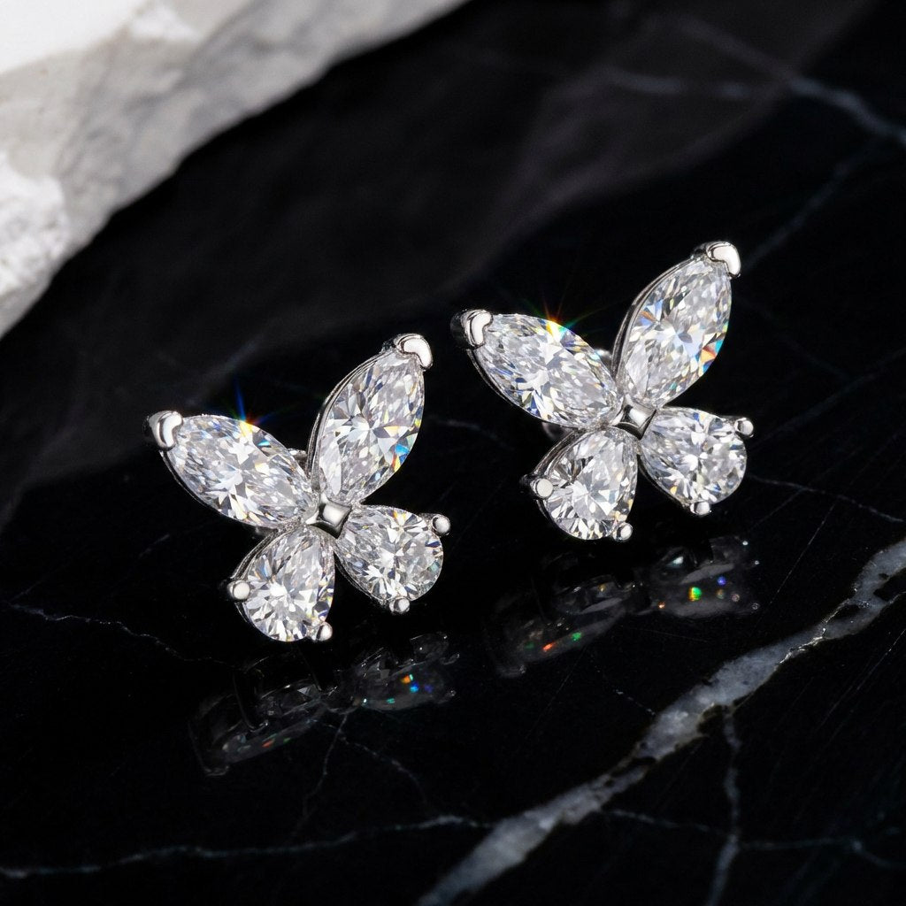 ZAINA™ Brilliant Butterfly Stud Earrings 🦋