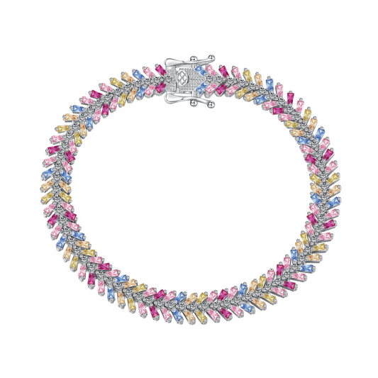 ZAINA™ Aurora Sterling Zilveren Armband 🌈