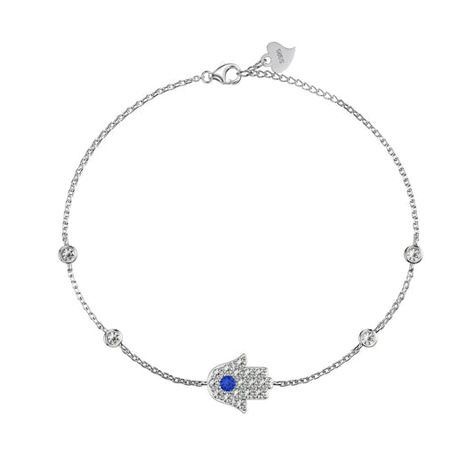 ZAINA™ Hamsa Sterling Zilveren Armband ✋