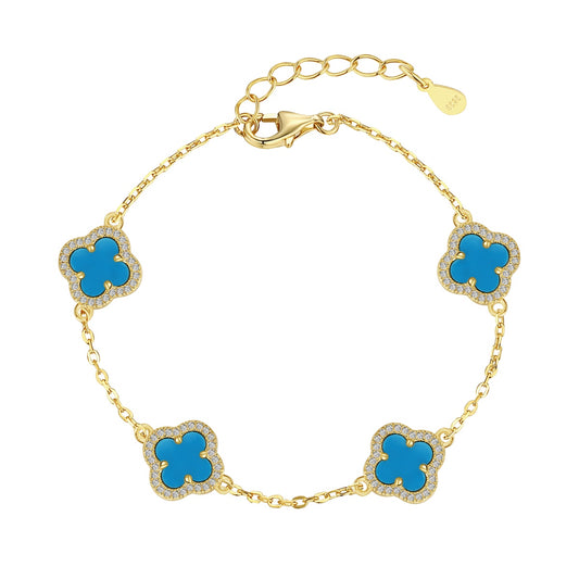 ZAINA™ Four-Leaf Bracelet