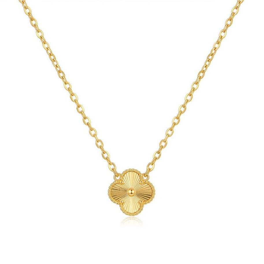 ZAINA™ Gold Clover Necklace
