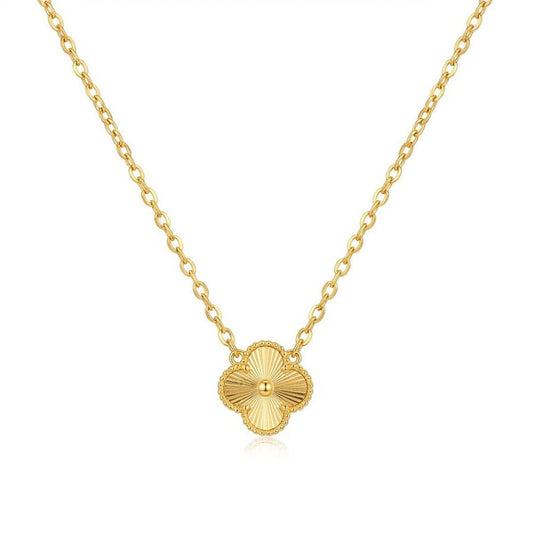 ZAINA™ Gold Clover Necklace