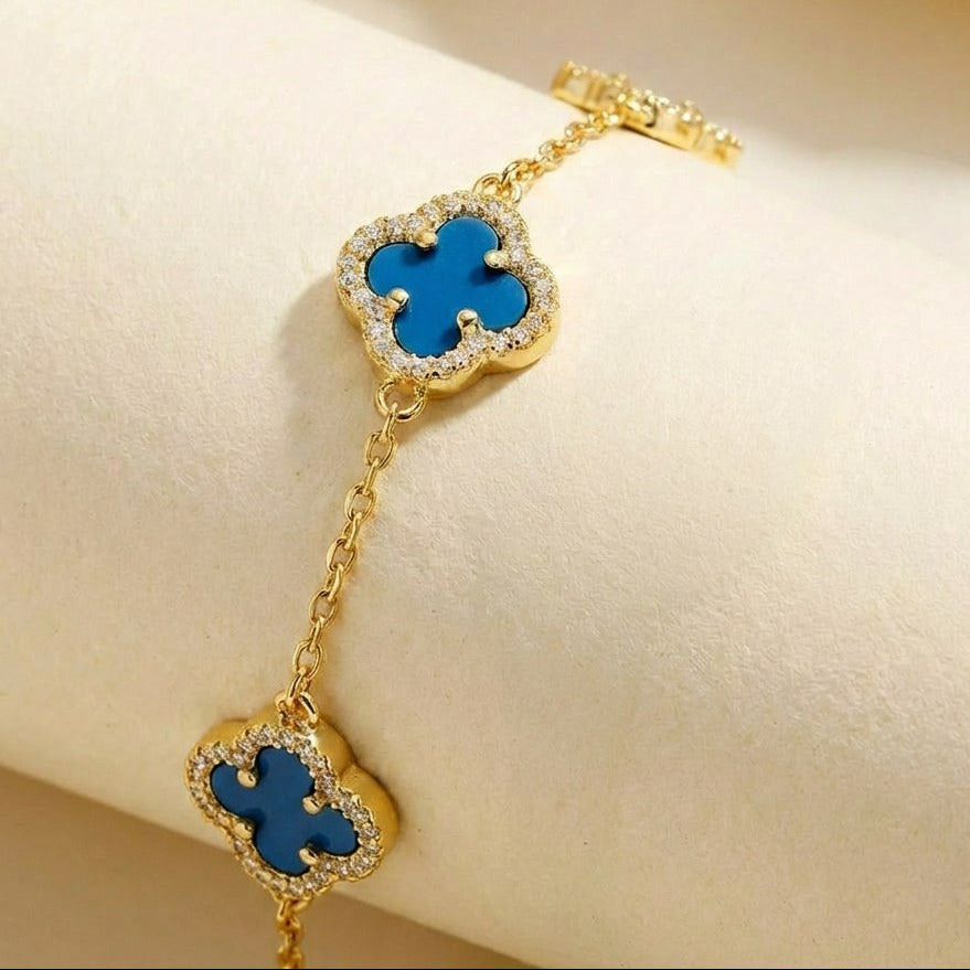 ZAINA™ Four-Leaf Bracelet