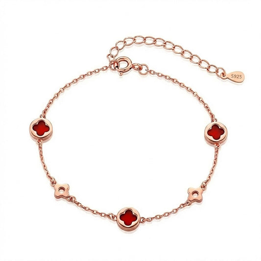 ZAINA™ Red Clover Bracelet