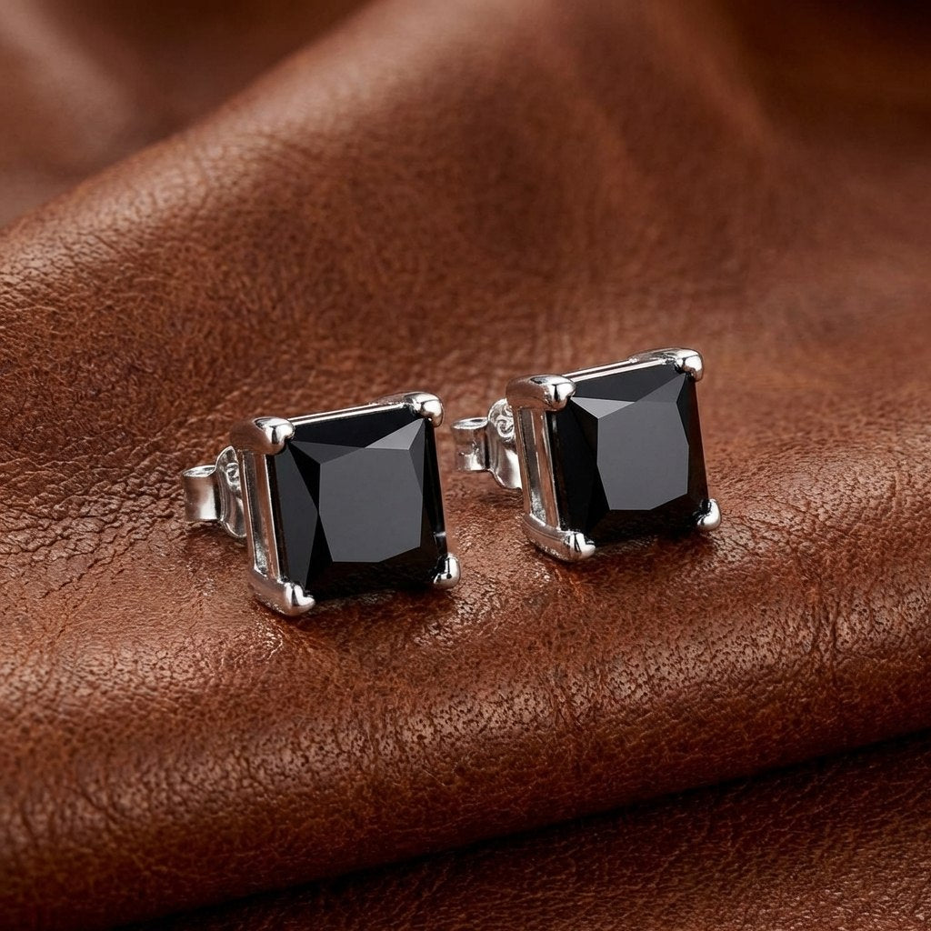 ZAINA™ Black Onyx Stud Earrings